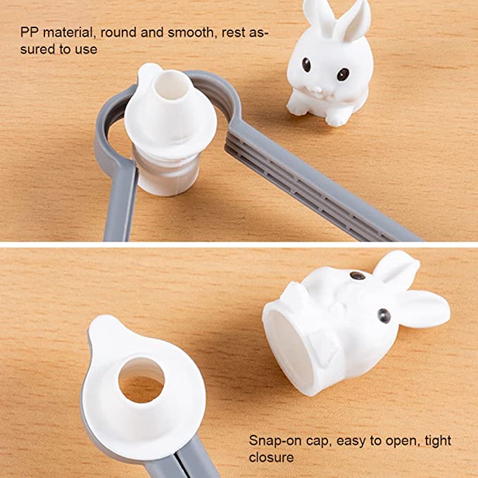 Cute food moisture-proof and fresh sealing clip (3pcs/set)