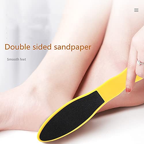 10 in 1 Yellow Exfoliating Foot Board Scrubbing Foot Scrubbing Tool Set