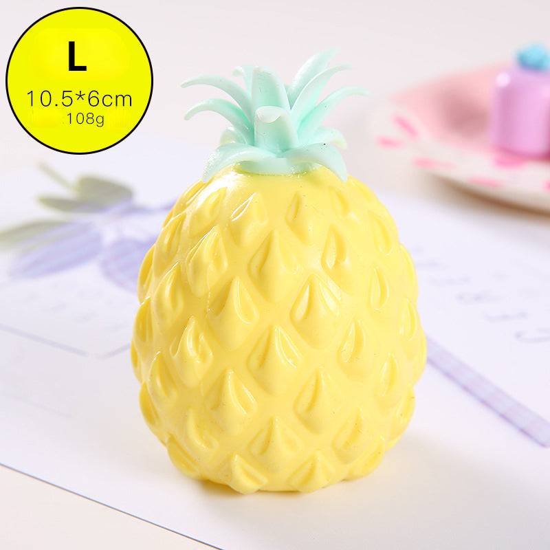 Wacky relief pineapple squeeze ball (color random)