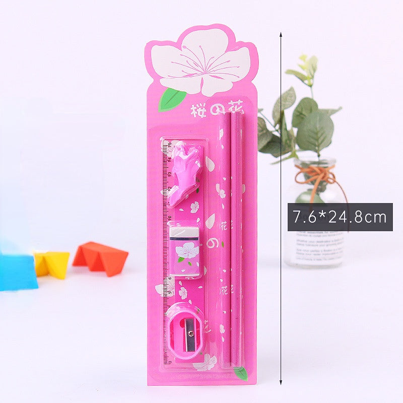 School stationery set of 6 pcs