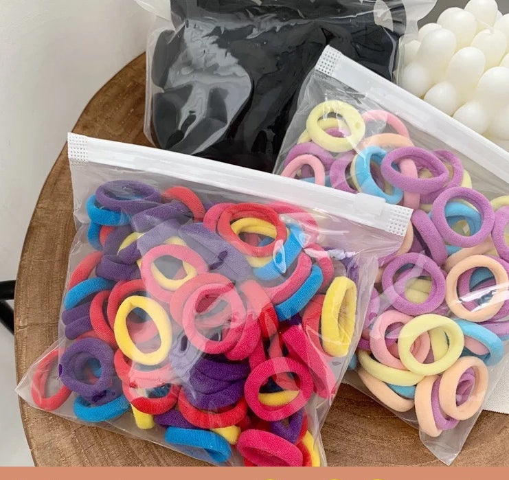 Highly elastic nylon seamless rubber band (20 pcs color random)