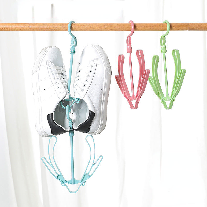 Double hooks home wing drying shoe hooks (3pcs/set)