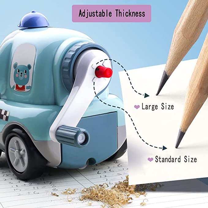 Cute cartoon car pencil sharpener