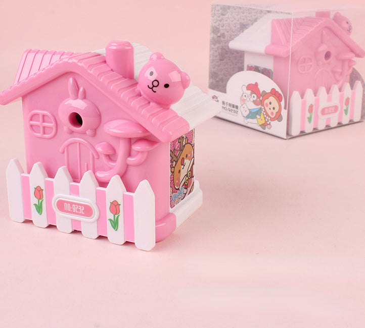 Creative little house shaped pencil sharpener for kids