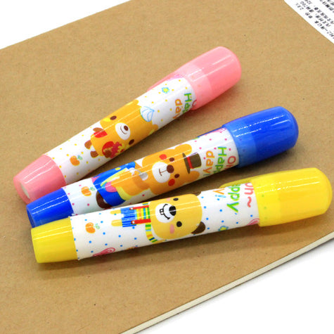 Children's retractable pencil erasers (2 pieces)