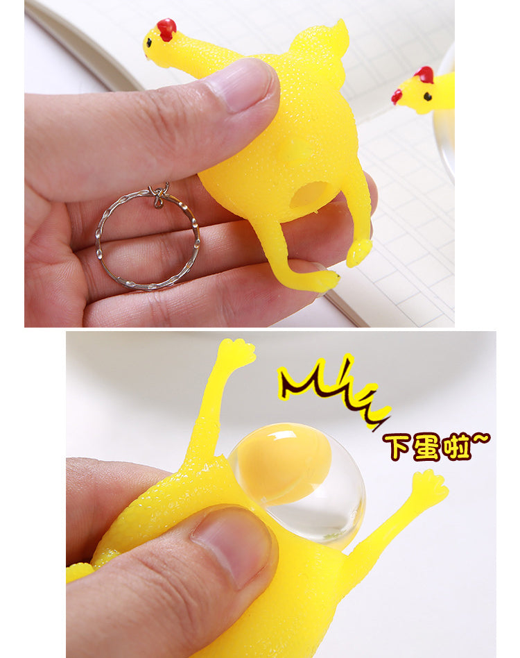 Decompression creative egg-laying chicken toys