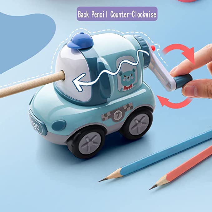 Cute cartoon car pencil sharpener