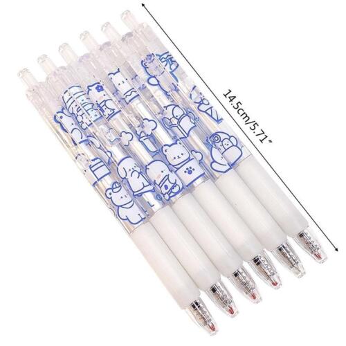 Cartoon Cream Bear 0.5mm Unisex Pen (6pcs/box)