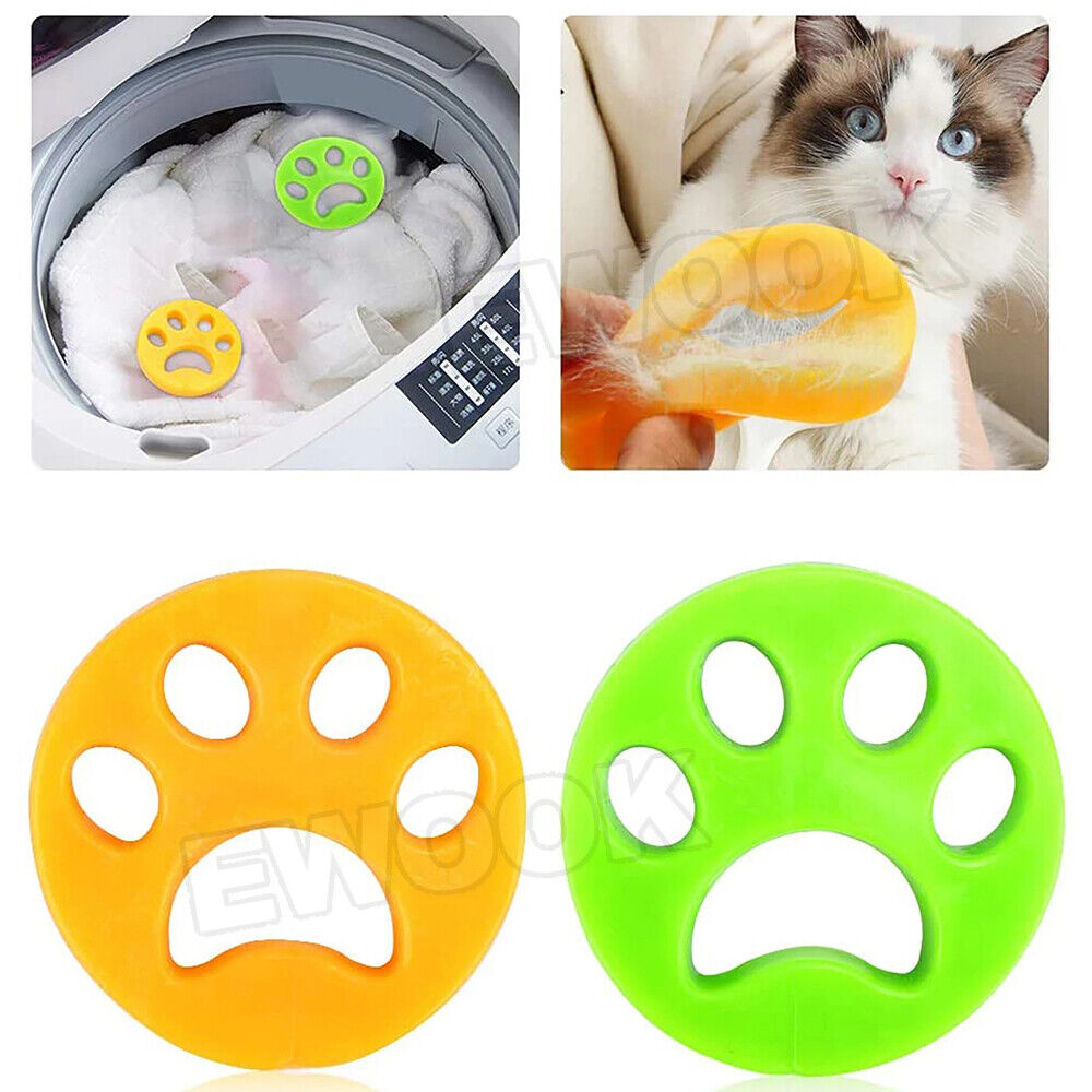 Washer-dryer pet hair washable sticky lint dispenser (pair)