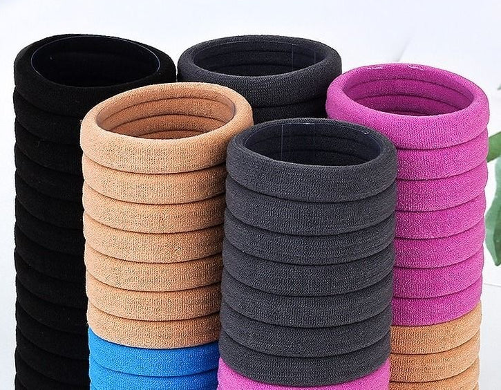 Highly elastic nylon seamless rubber band (20 pcs color random)