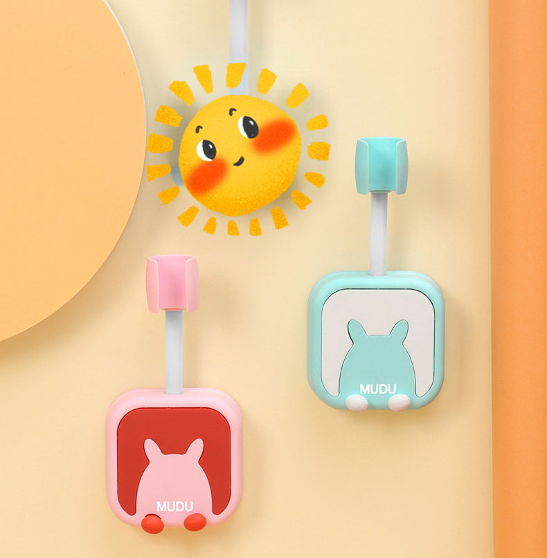 Cute kids shower head shower bracket