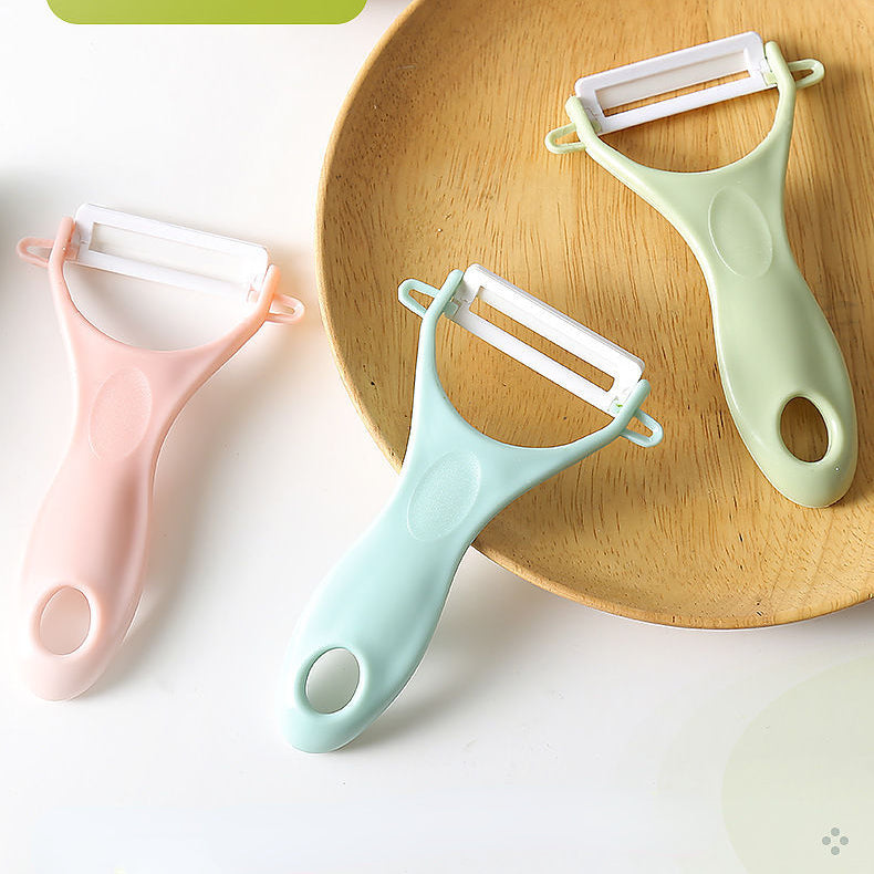 Kitchen Gadget Ceramic Peeler (Set of 3 colours)