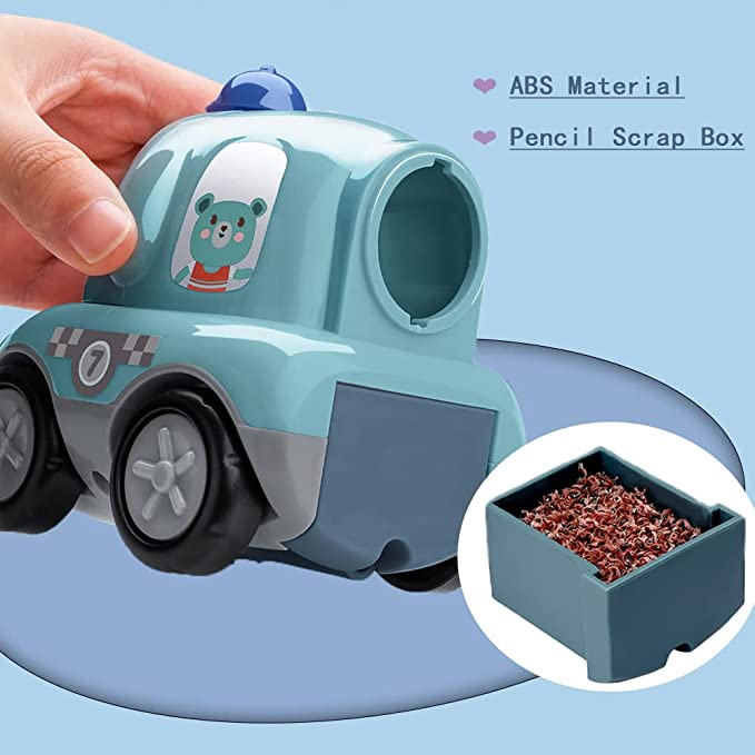 Cute cartoon car pencil sharpener