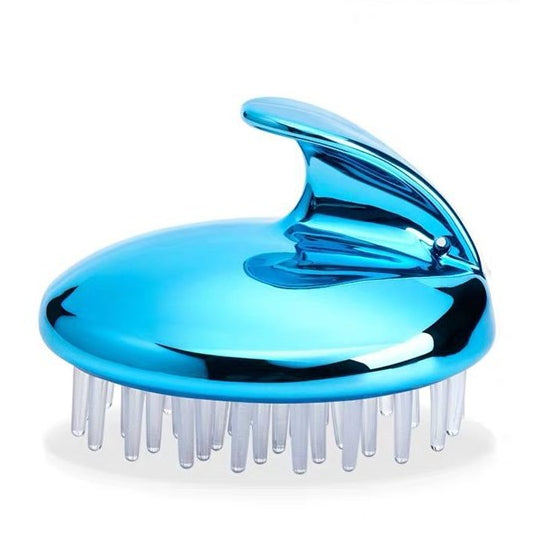 Bright color washing hair massage silicone comb