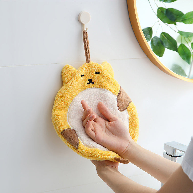 Fat Cat Hanging Hand Towel