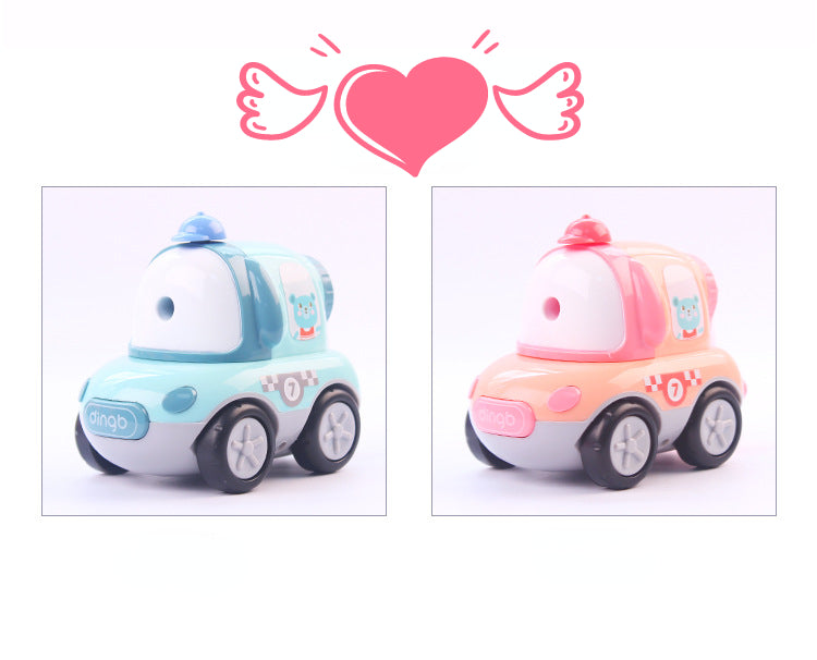 Cute cartoon car pencil sharpener