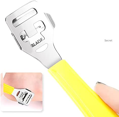 10 in 1 Yellow Exfoliating Foot Board Scrubbing Foot Scrubbing Tool Set