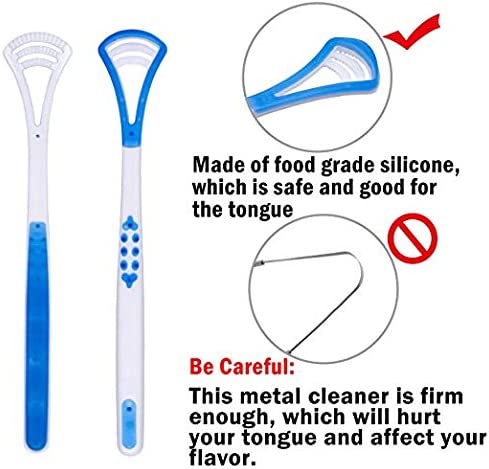 Silicone tongue cleaner（Color random）