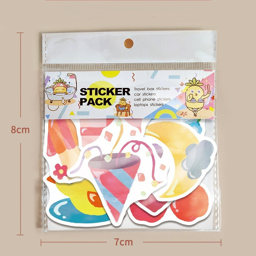 Cute little animal celebration stickers (40pcs)