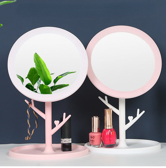 Desktop HD rotating makeup mirror