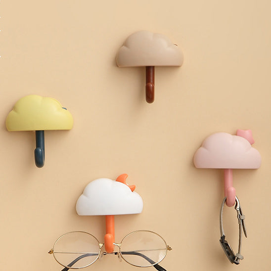 Cute clouds creative load-bearing non-marking hooks