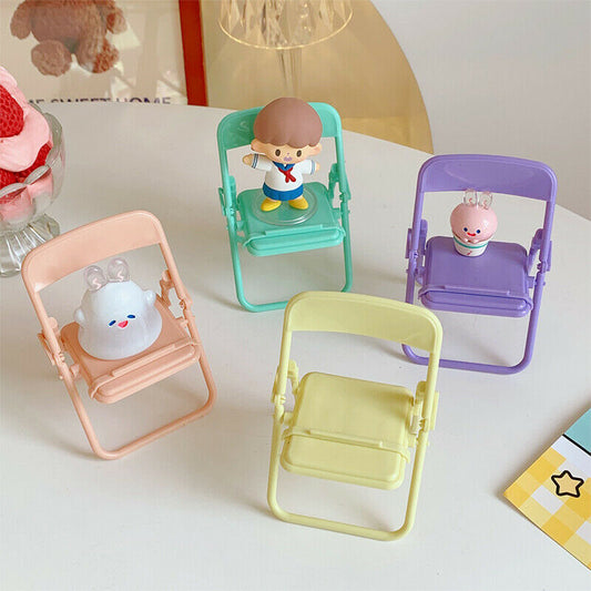 Lazy person cute chair model cell phone small bracket