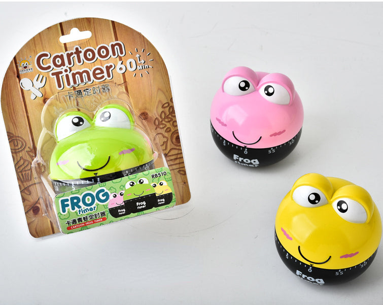 Cartoon frog mechanical timer