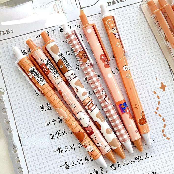 Cartoon unisex pen 0.5mm (6pcs/box)