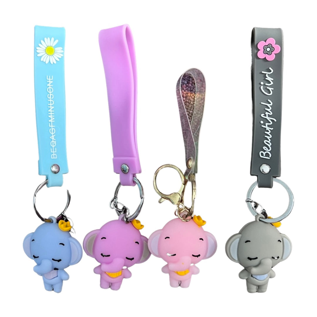 Cartoon Little Elephant Key Chain