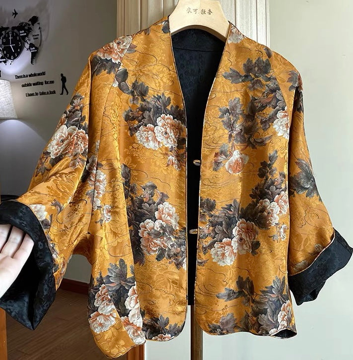 Double-sided jacket of fragrant yarn