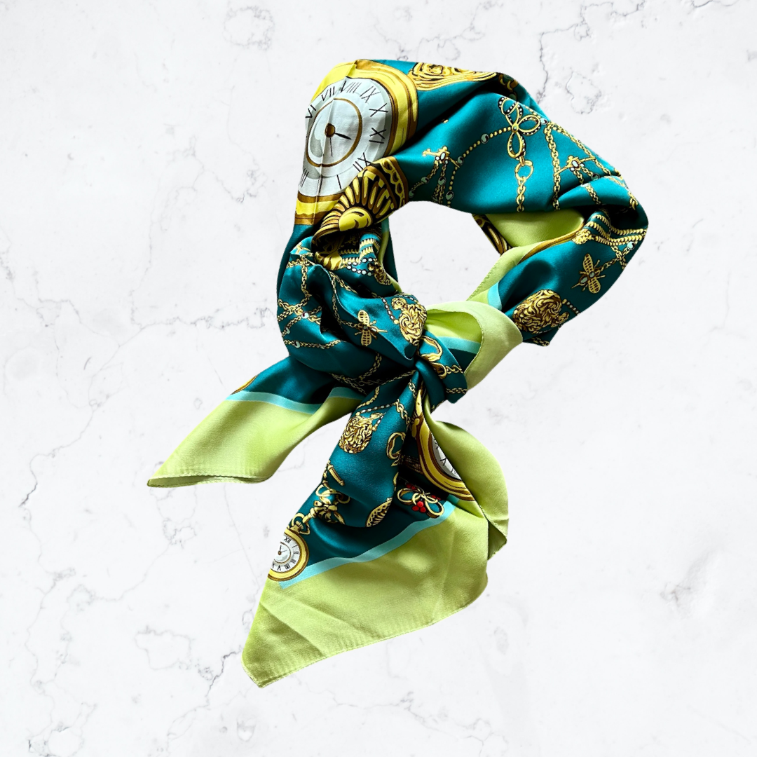 Silk square scarf