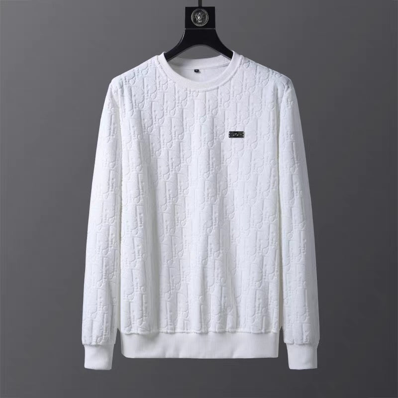 White cotton sweatshirt