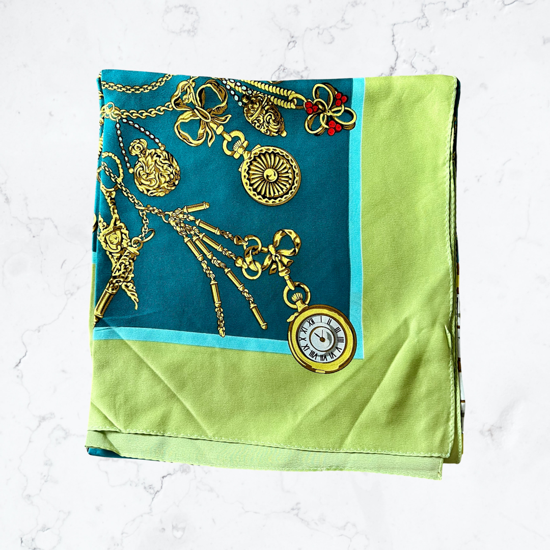 Silk square scarf