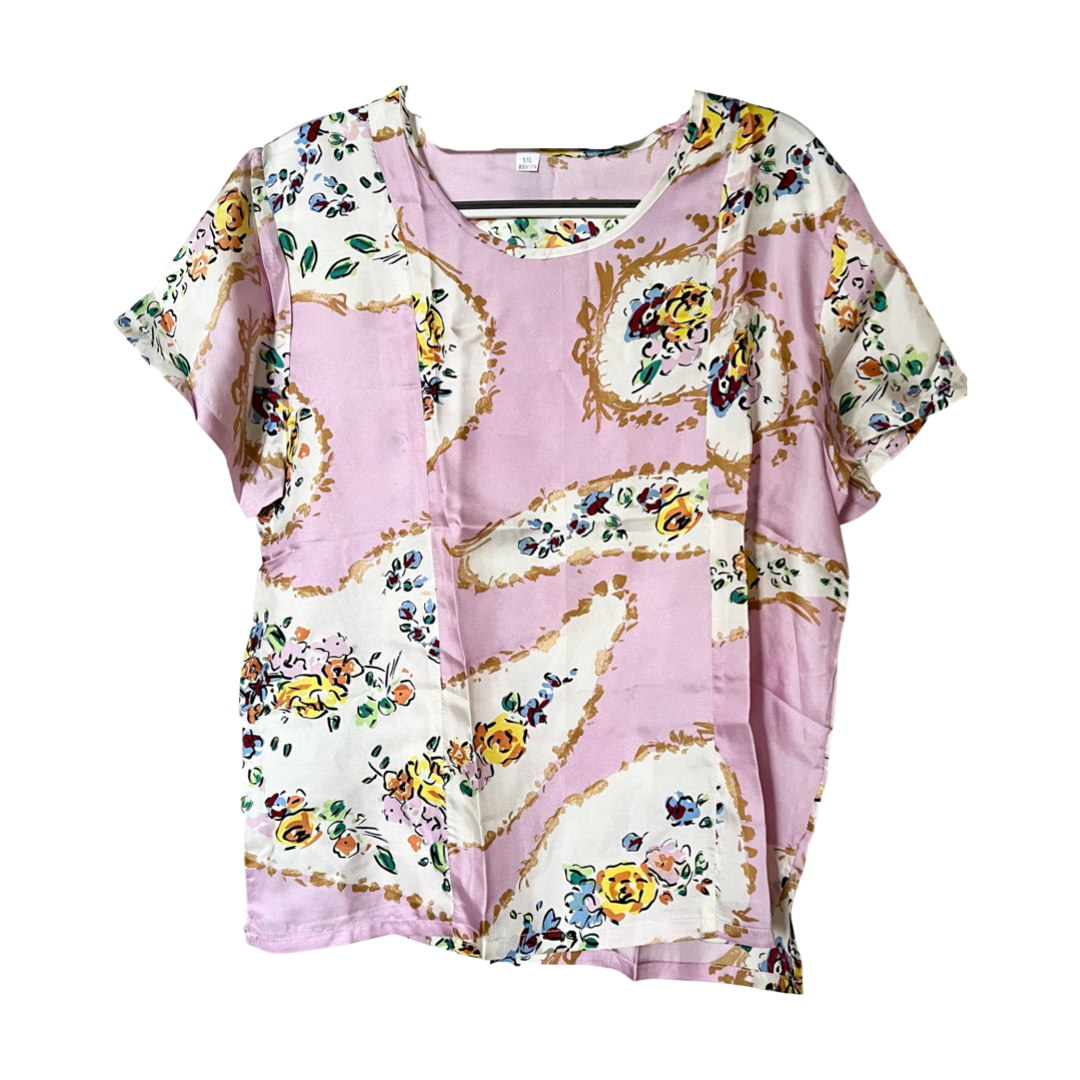 Vintage style printed T-shirt