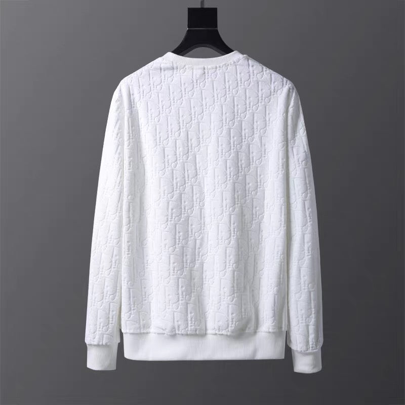 White cotton sweatshirt