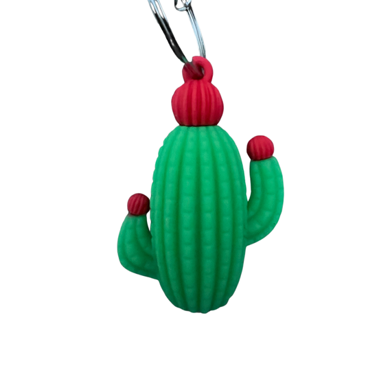 Cartoon Cactus Key Chain