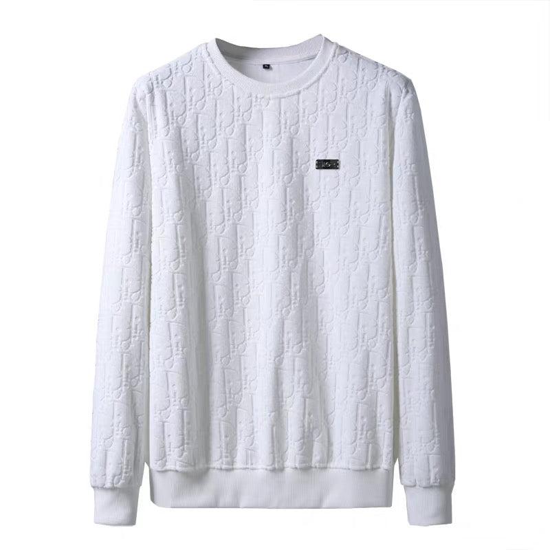 White cotton sweatshirt