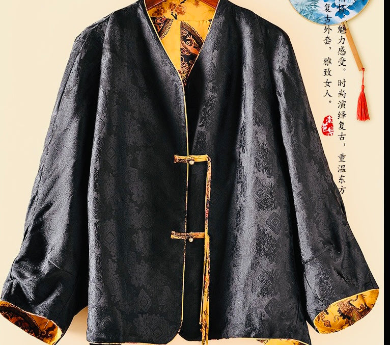 Double-sided jacket of fragrant yarn