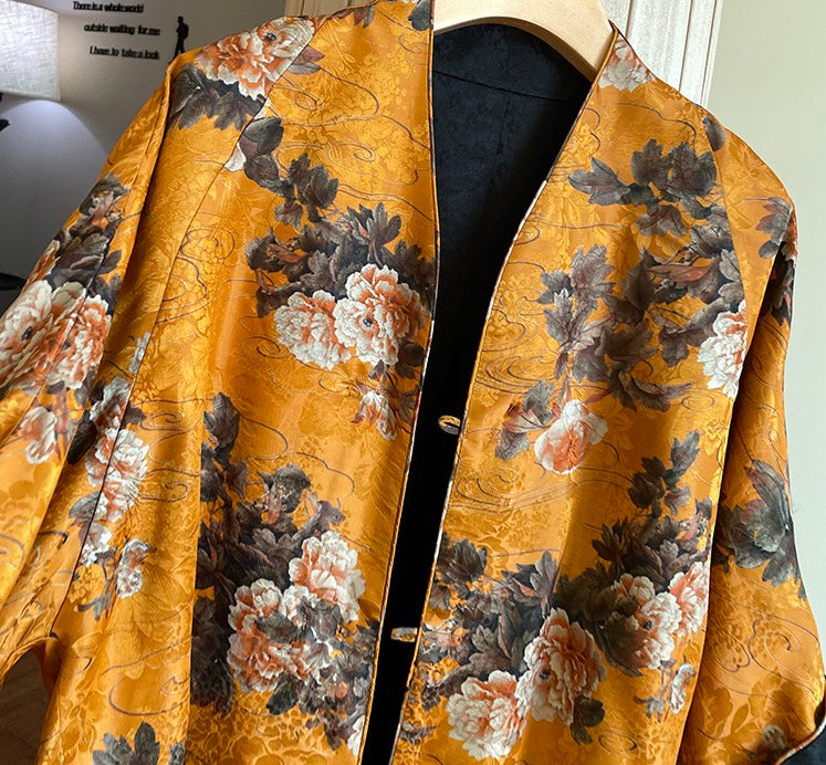 Double-sided jacket of fragrant yarn