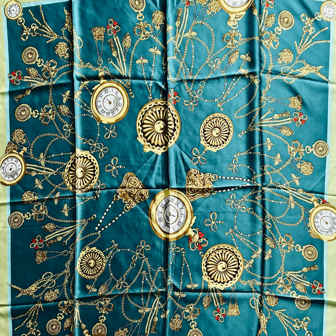 Silk square scarf