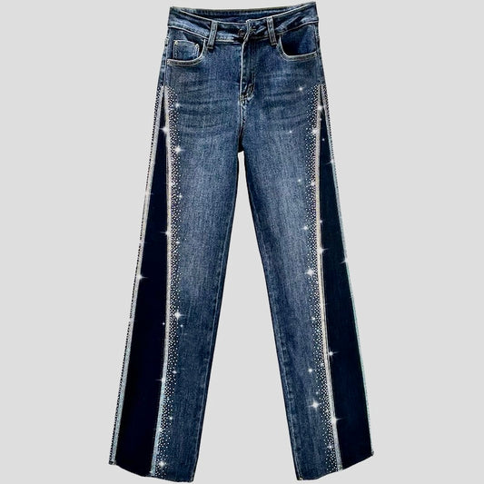 Hot drill fashion jeans