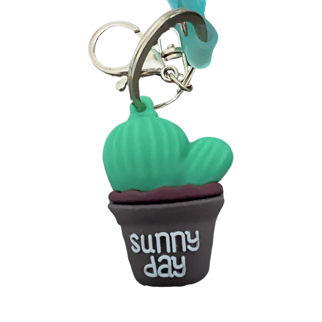 Cartoon Cactus Key Chain