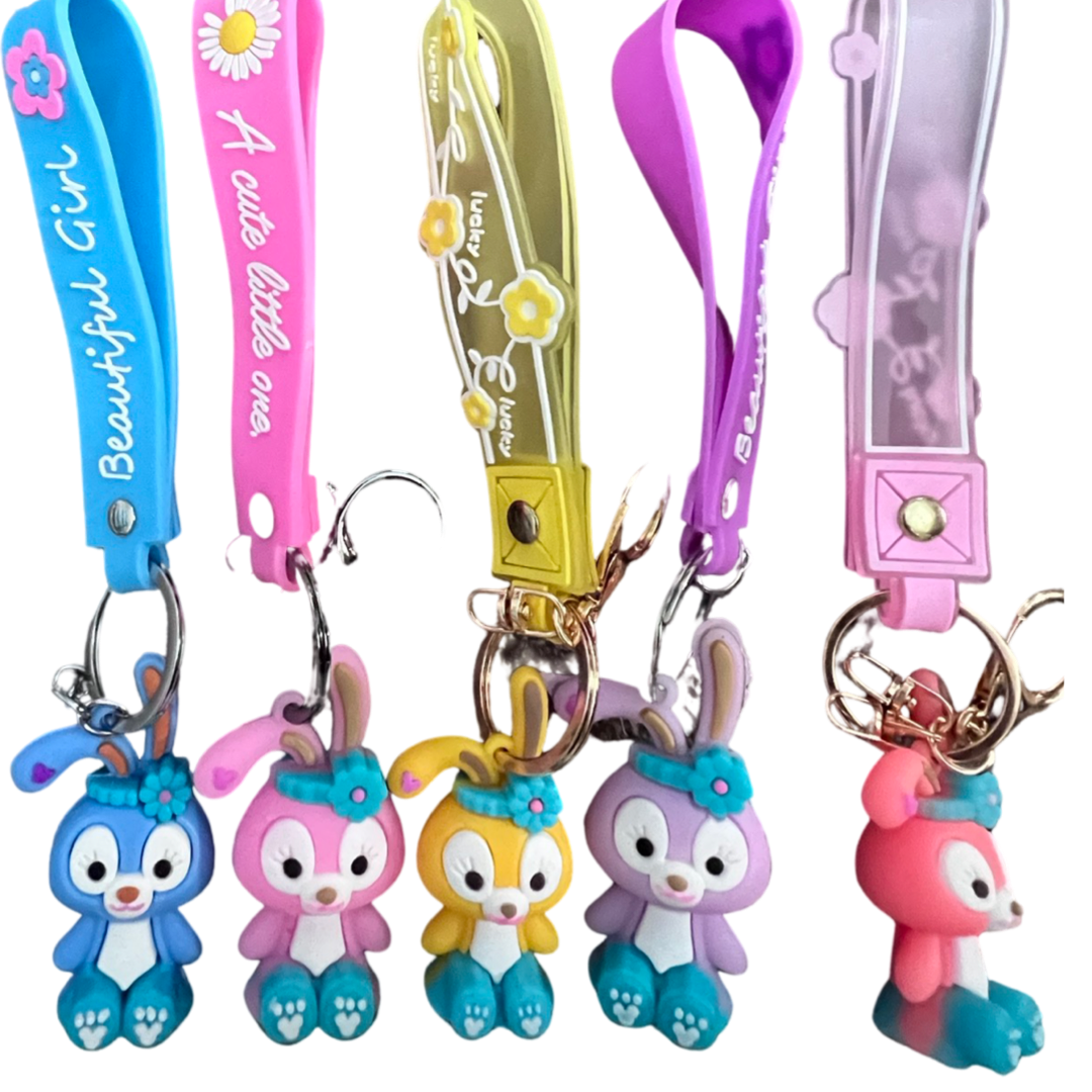 Creative bunny key chain